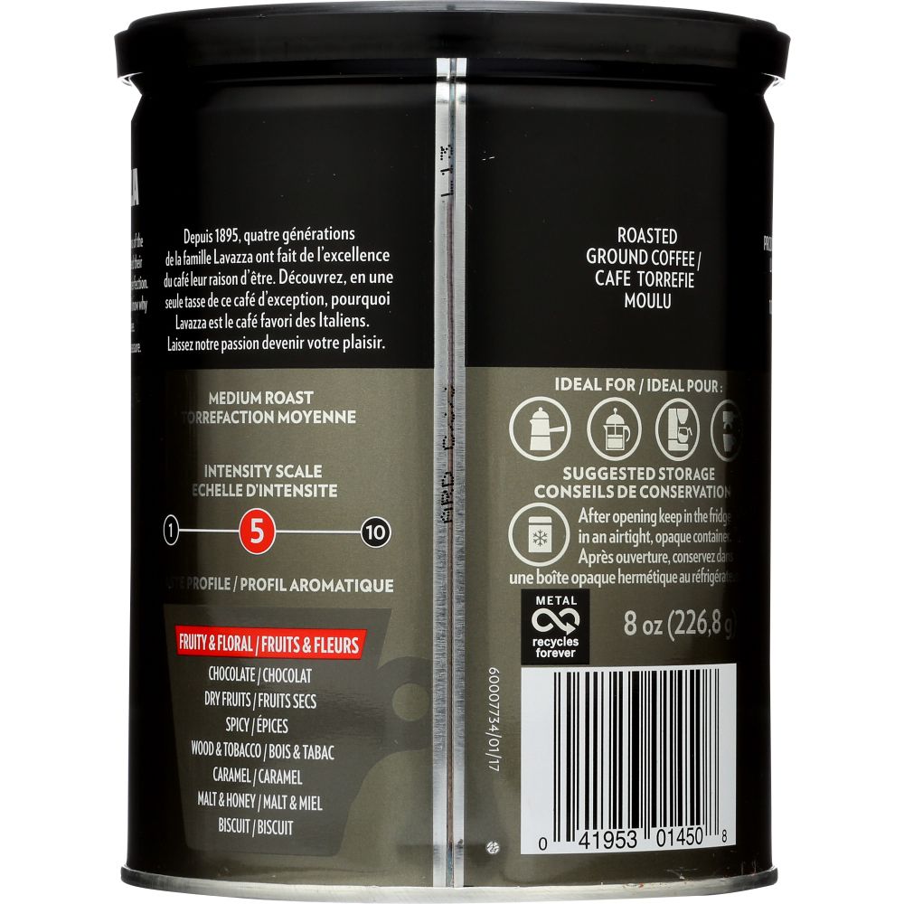 LAVAZZA: Coffee Ground Espresso Can, 8 oz