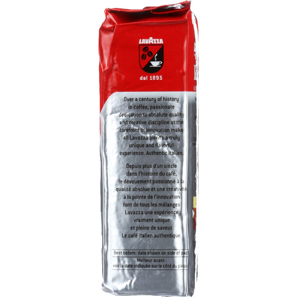 LAVAZZA: Coffee Brick Ground Qualita Rossa, 8.5 oz