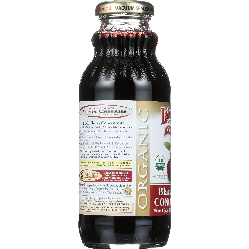 LAKEWOOD: Juice Concentrate Black Cherry, 12.5 oz