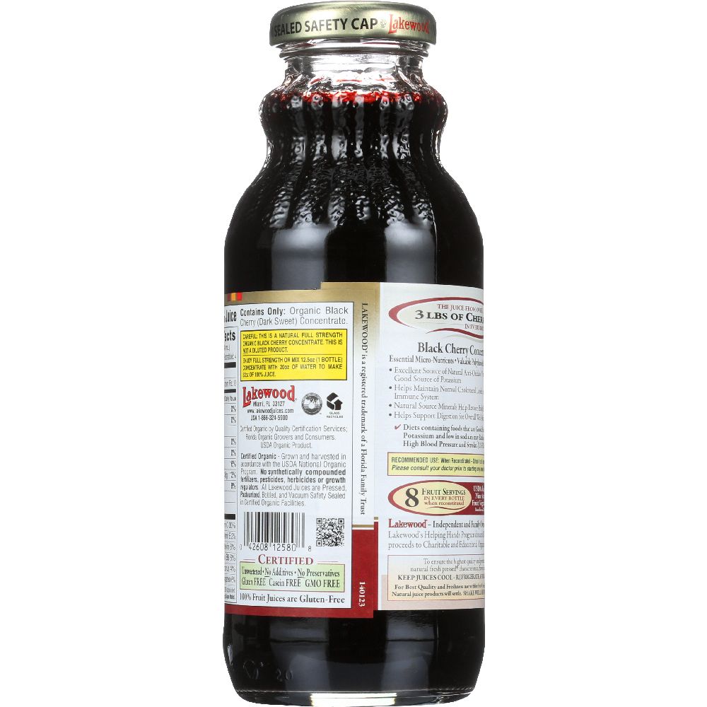 LAKEWOOD: Juice Concentrate Black Cherry, 12.5 oz