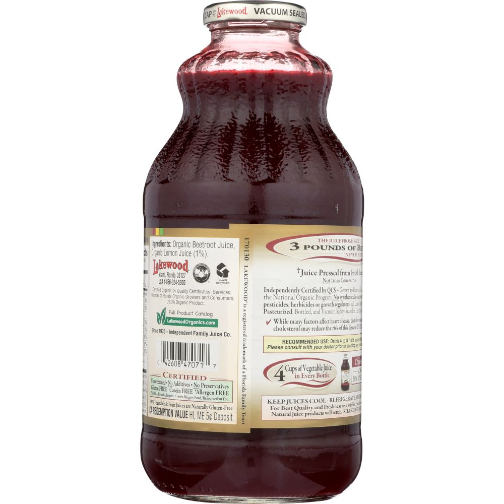 LAKEWOOD: Organic Super Beet Juice, 32 oz