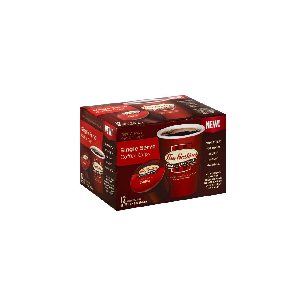 TIM HORTON: Coffee Single Serve 100% Arabica, 4.44 oz