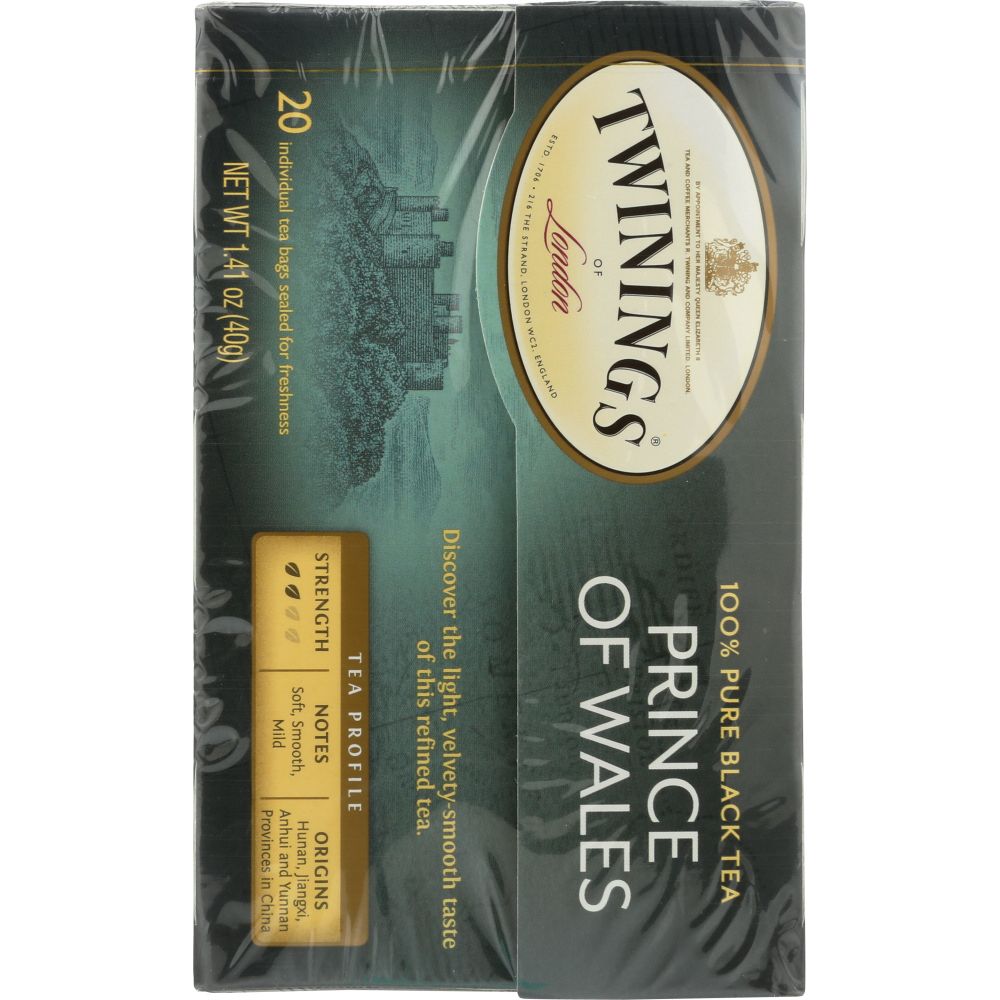 TWINING TEA: Classics Prince of Wales Tea 20 Tea Bags, 1.41 oz