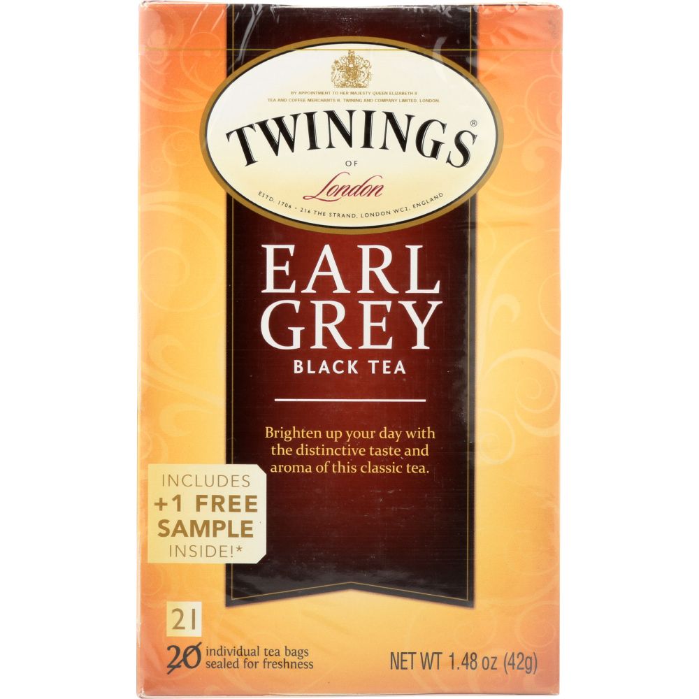 TWINING TEA: Classics Earl Grey Tea, 20 Tea Bags, 1.41 oz