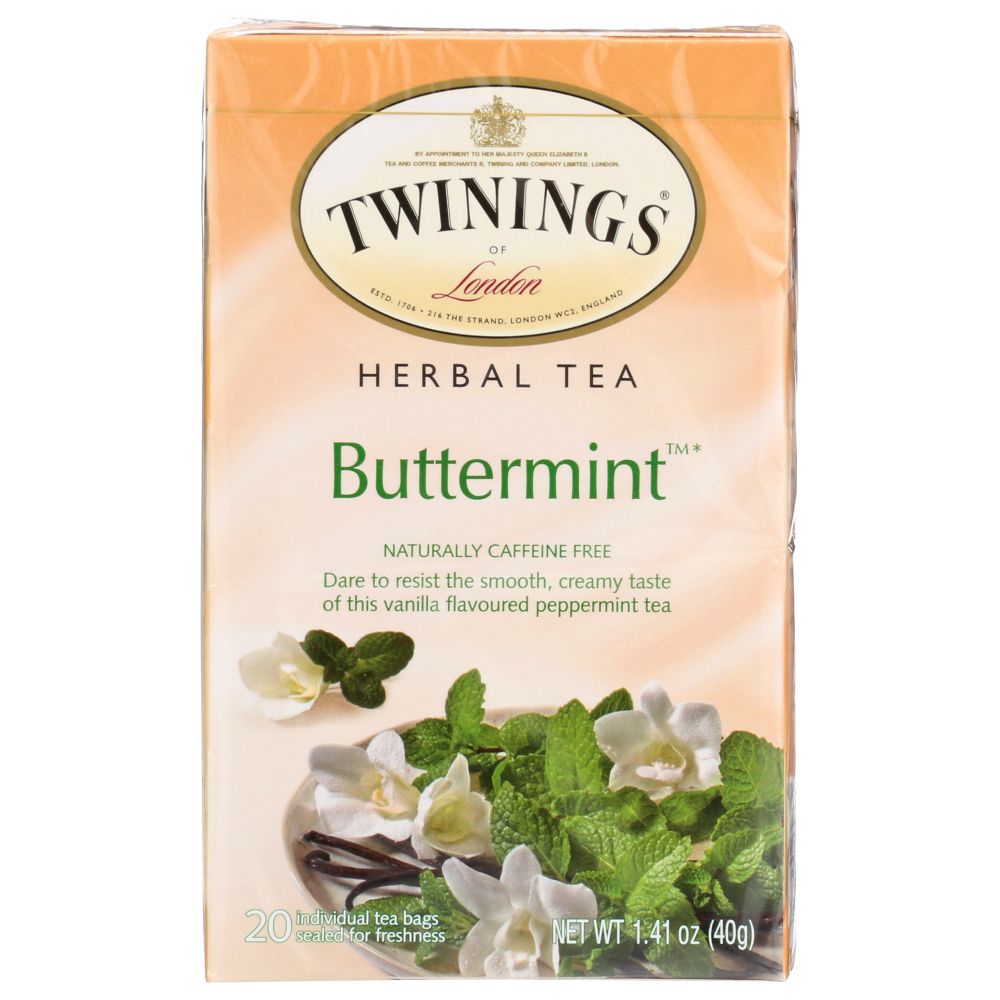 TWINING TEA: Buttermint Herbal Tea, 1.41 oz