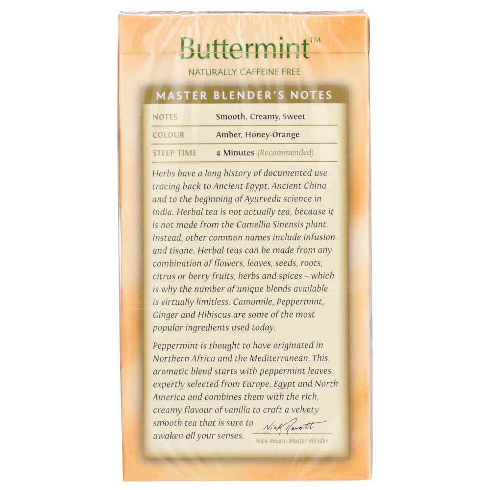 TWINING TEA: Buttermint Herbal Tea, 1.41 oz