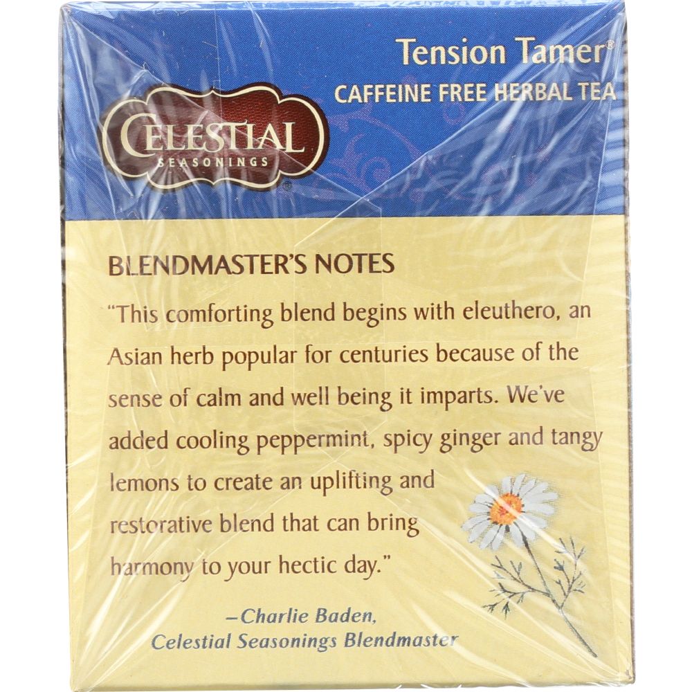 CELESTIAL SEASONINGS: Tension Tamer Herbal Tea Caffeine Free, 20 bg