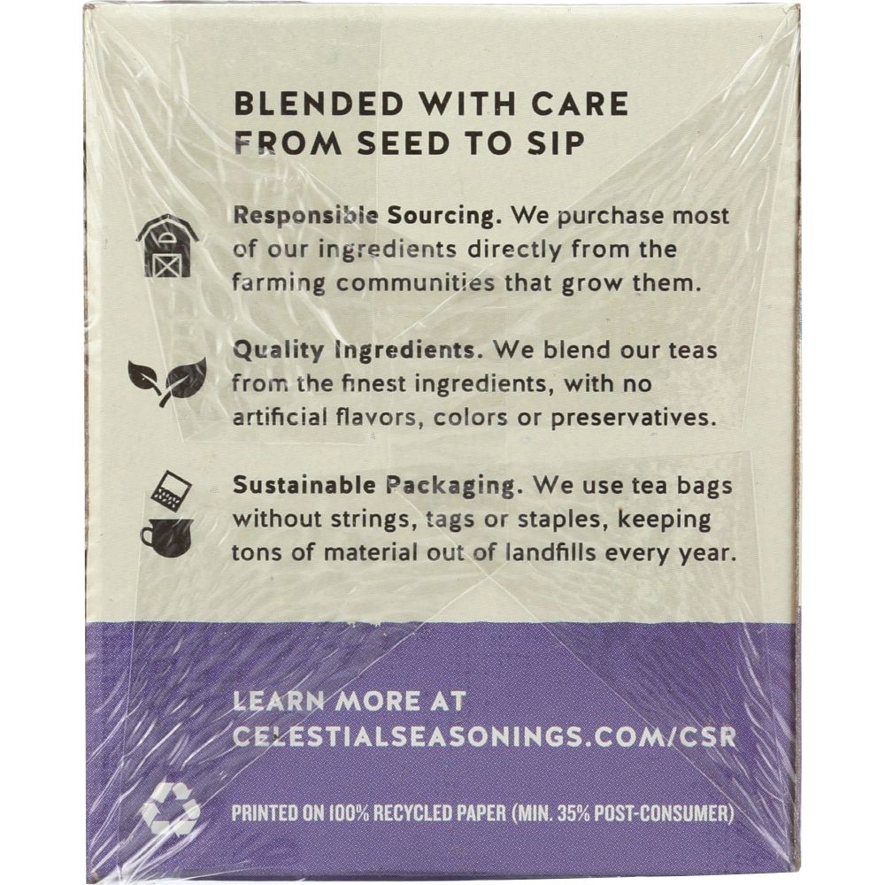 CELESTIAL SEASONINGS: Sleepytime Sinus Soother Wellness Tea, 20 Tea BaGs