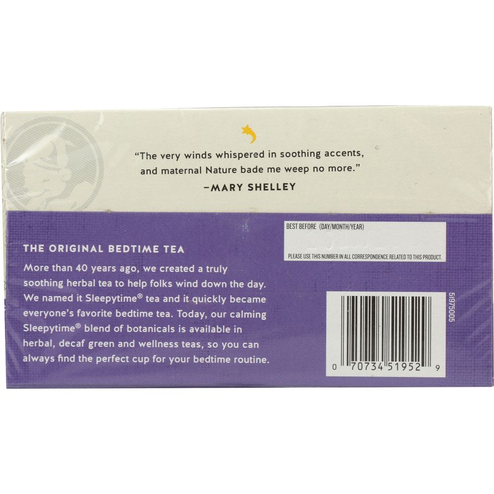 CELESTIAL SEASONINGS: Sleepytime Sinus Soother Wellness Tea, 20 Tea BaGs