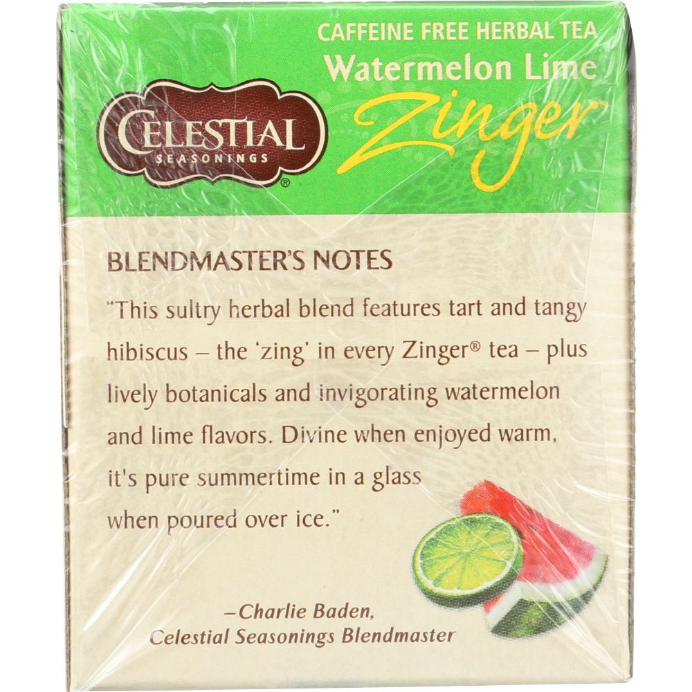 CELESTIAL SEASONINGS: Watermelon Lime Zinger Tea, 20 bg
