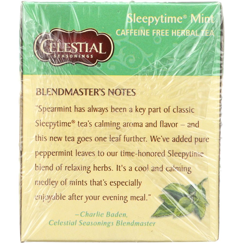 CELESTIAL SEASONINGS: Sleepytime Mint Tea, 20 bg