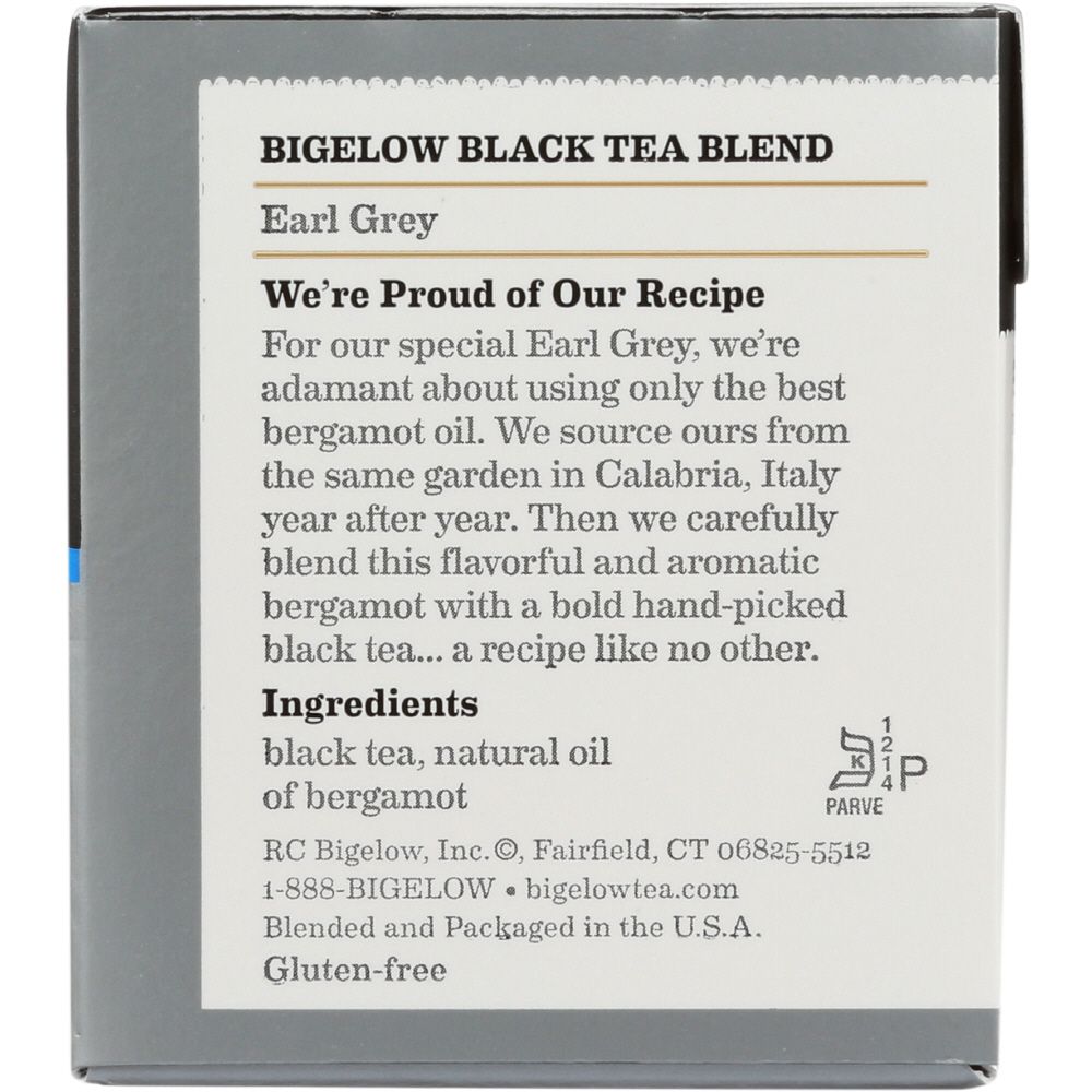 BIGELOW: Tea Black Tea Earl Grey, 20 tea bags