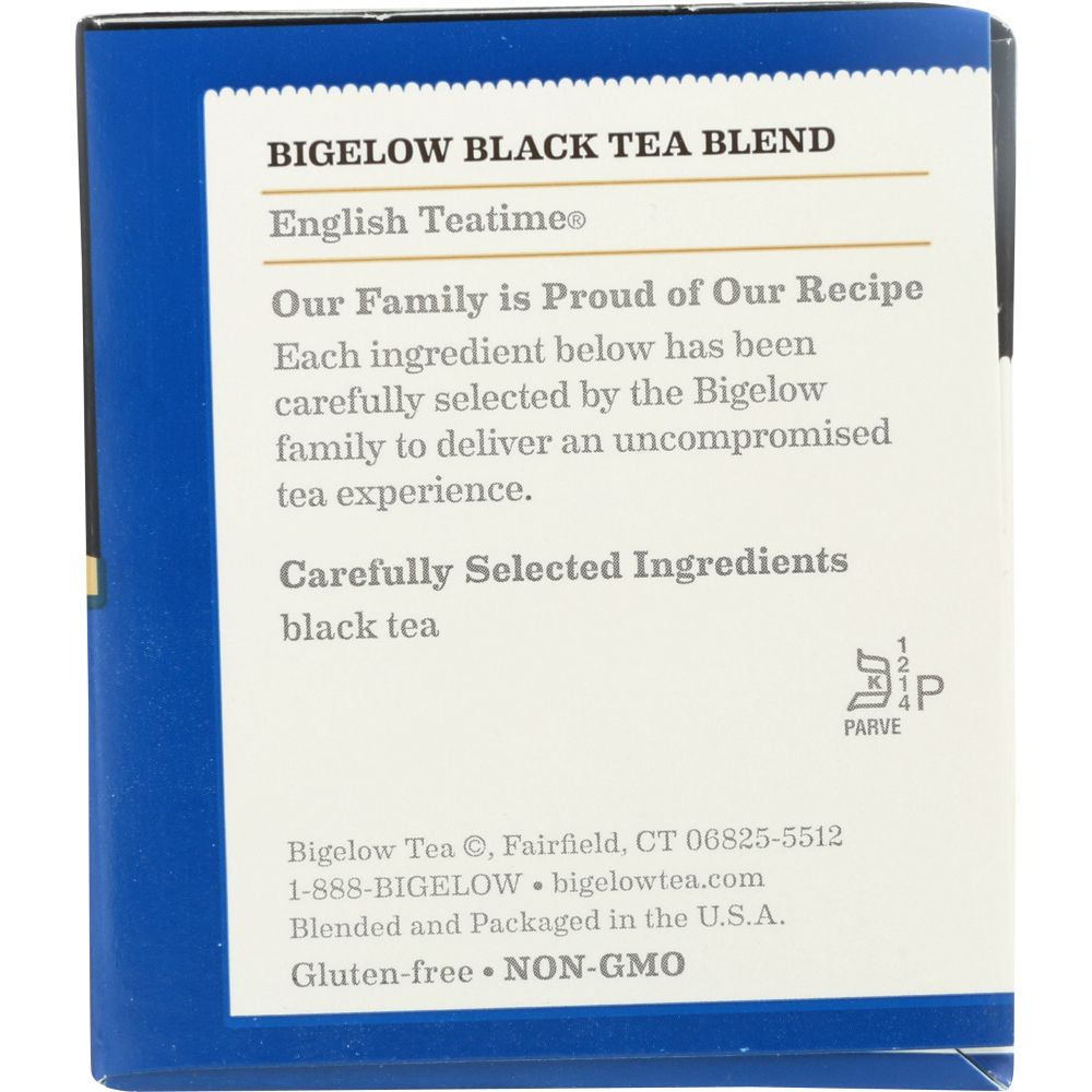 BIGELOW: English Teatime Black Tea 20 Bags, 1.5 oz