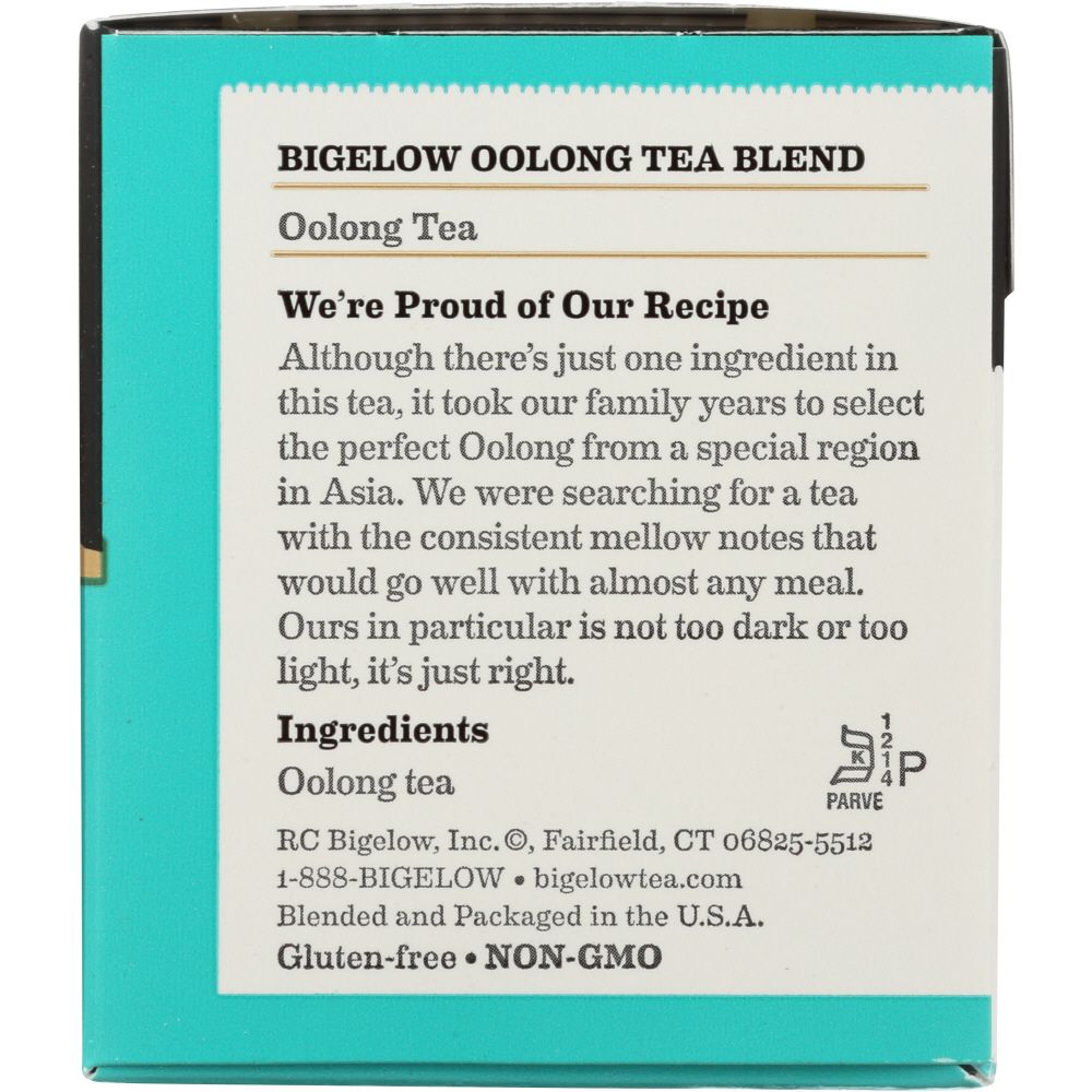 BIGELOW: Oolong Tea Classic 20 Tea Bags, 1.50 oz