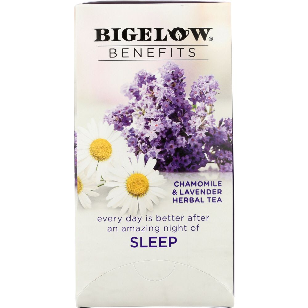 BIGELOW: Benefits Chamomile and Lavender Herbal Tea 18 Bags, 1.06 oz