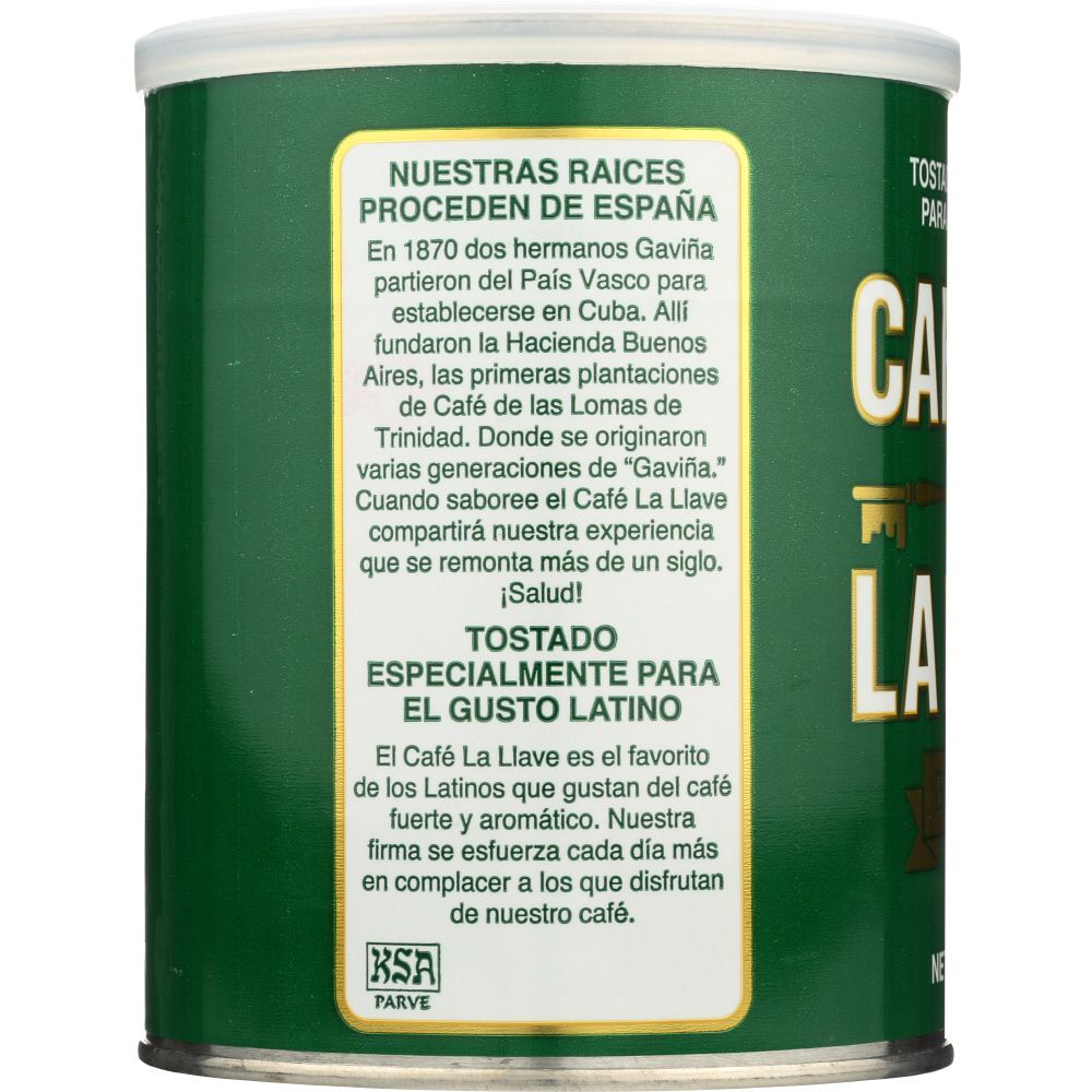 CAFE LA LLAVE: Pure Espresso Coffee, 10 oz