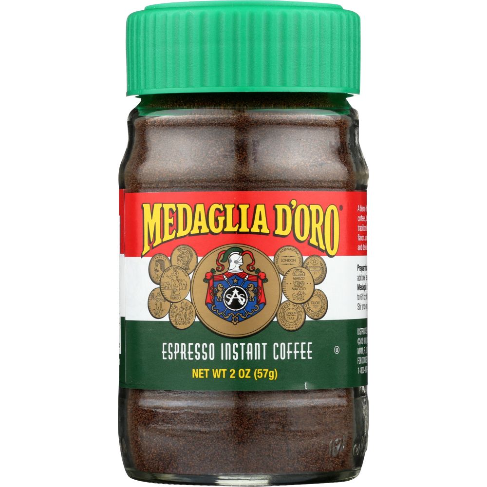 MEDAGLIA D'ORO: Espresso Instant Coffee, 2 oz