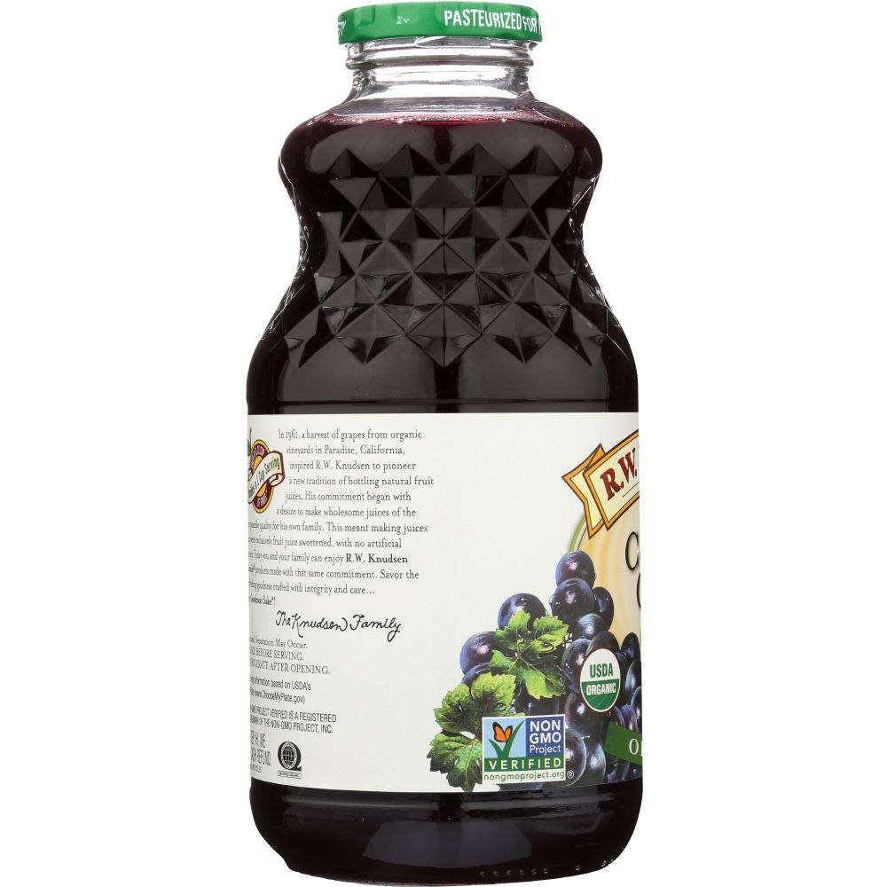 R.W. KNUDSEN FAMILY: Organic Concord Grape Juice, 32 oz
