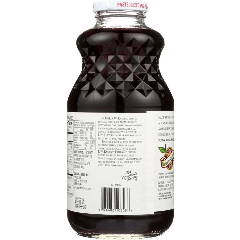 R.W. KNUDSEN FAMILY: Just Juice Pomegranate, 32 oz