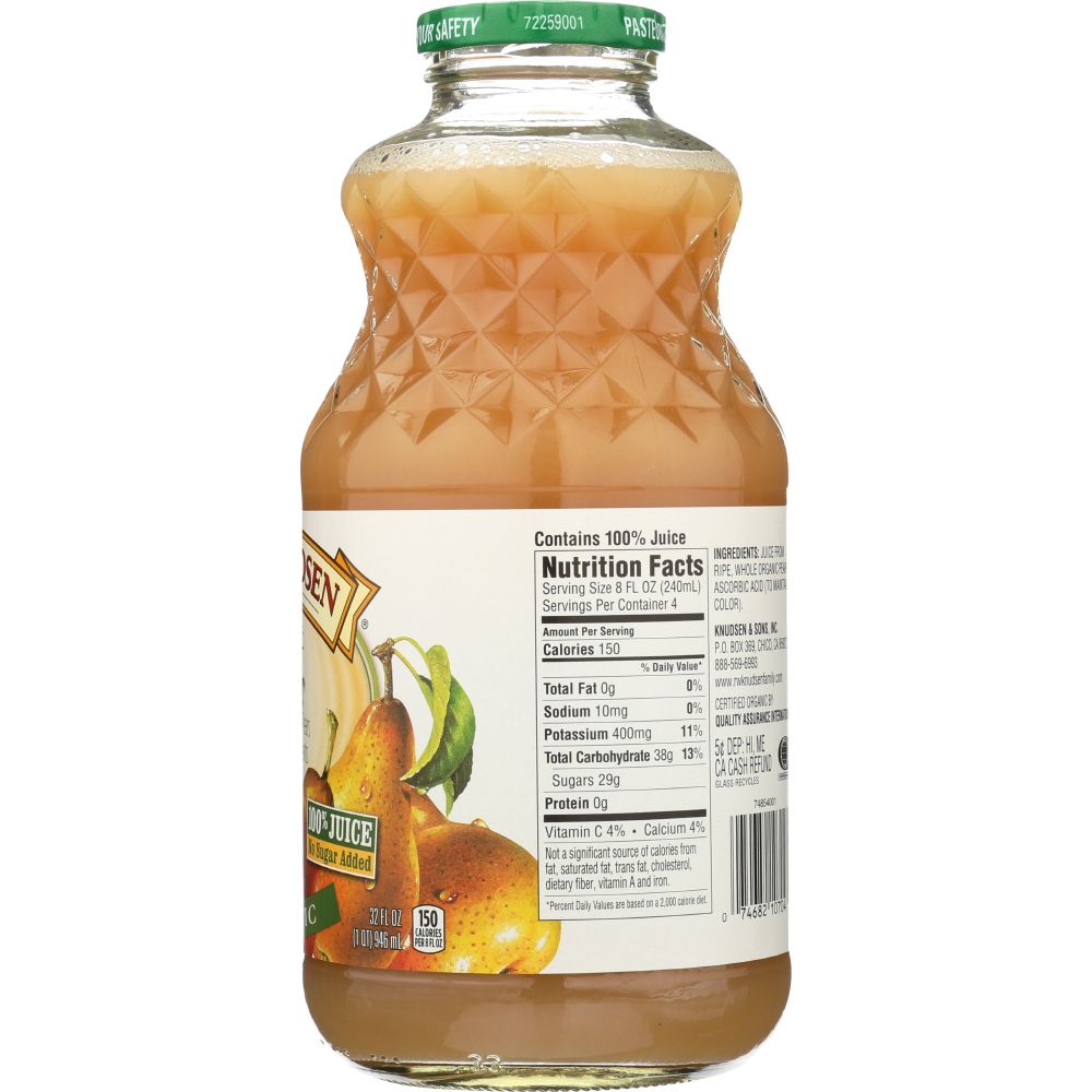 R.W. KNUDSEN: Family Organic Pear Juice, 32 oz