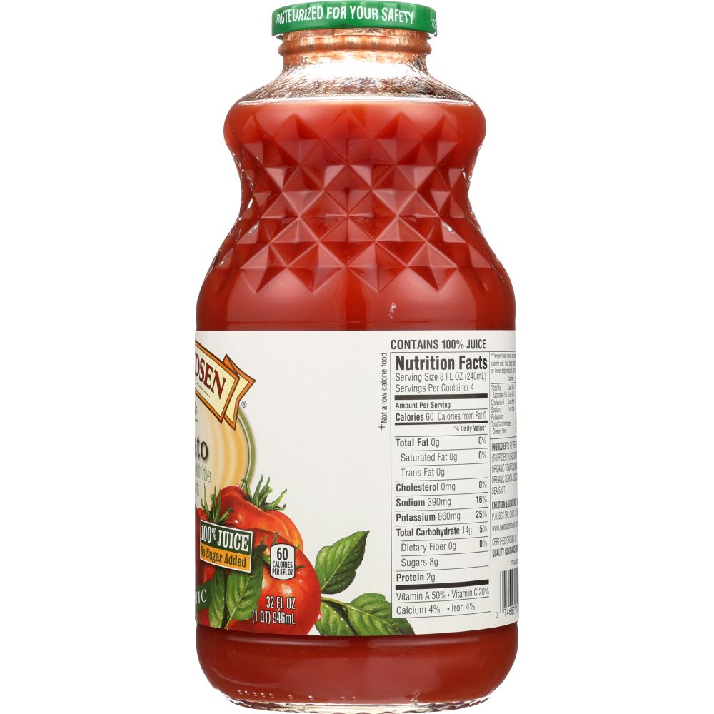 R.W KNUDSEN FAMILY: Organic Juice Tomato, 32 oz