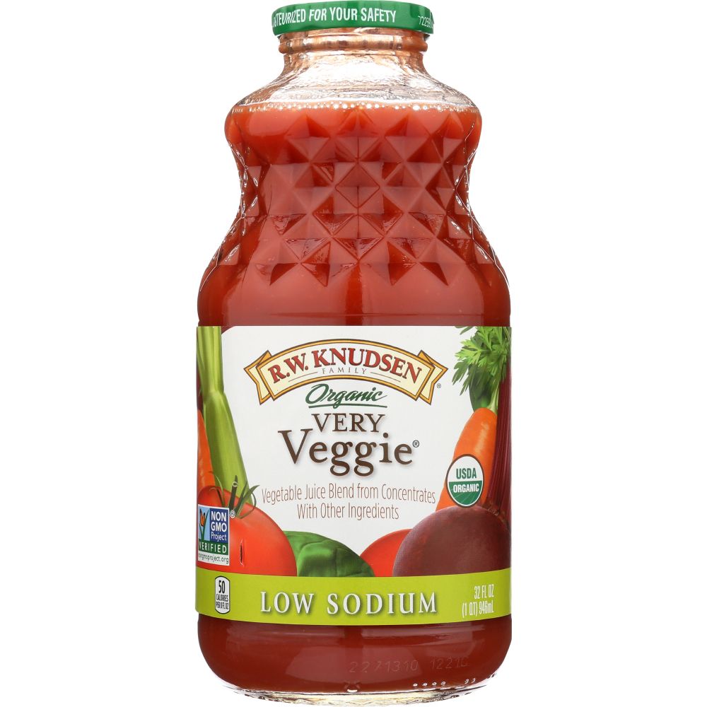 R.W. KNUDSEN: Organic Low Sodium Very Veggie Juice, 32 oz