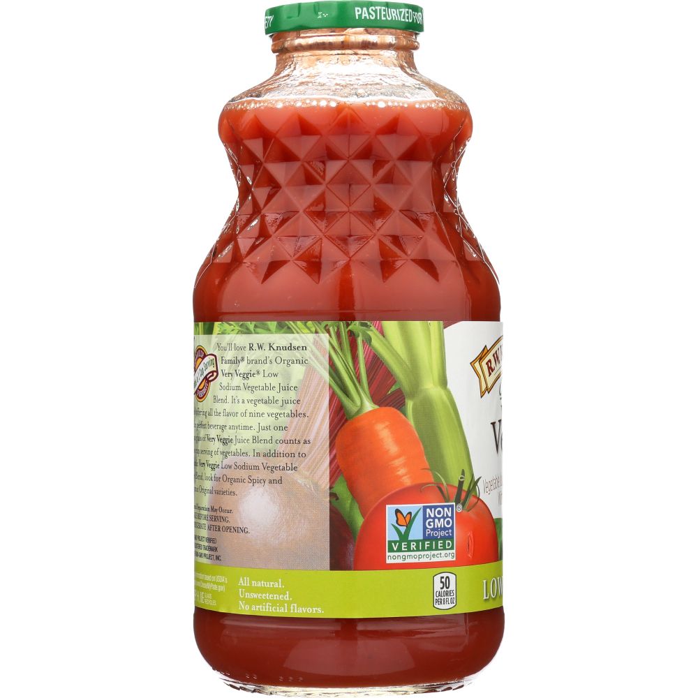 R.W. KNUDSEN: Organic Low Sodium Very Veggie Juice, 32 oz