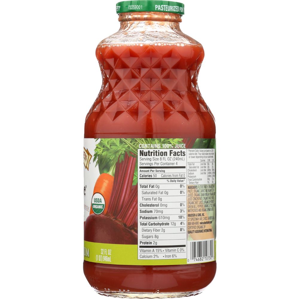 R.W. KNUDSEN: Organic Low Sodium Very Veggie Juice, 32 oz