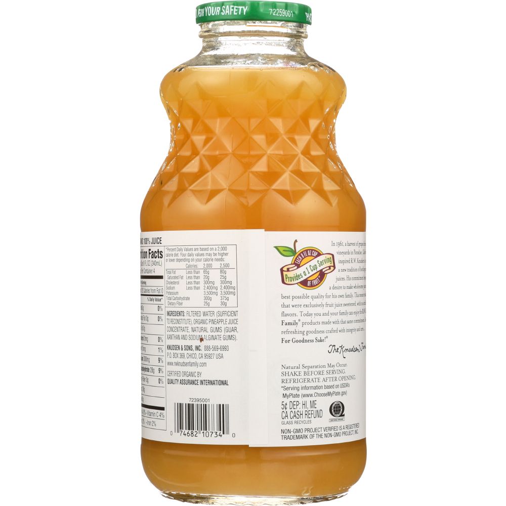 R.W. KNUDSEN: Organic Pineapple Juice, 32 oz