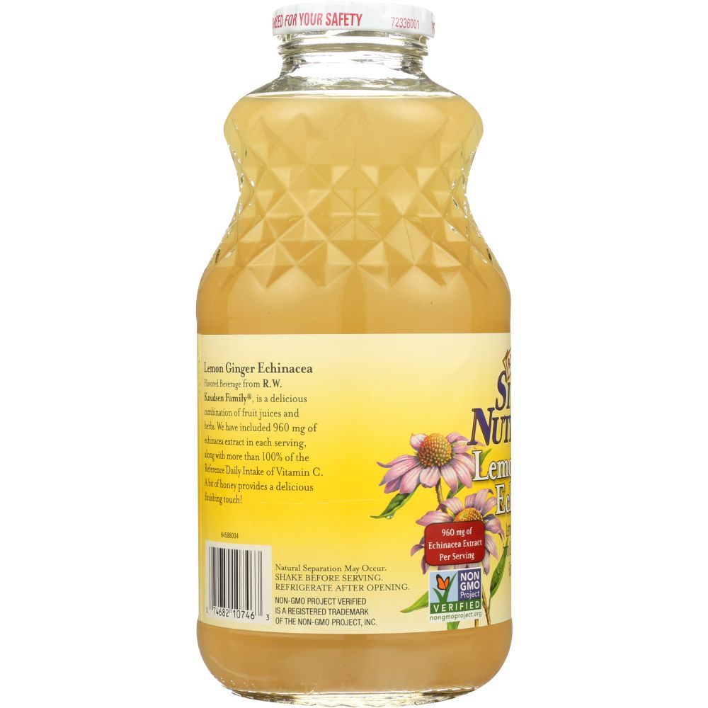 R.W. KNUDSEN FAMILY: Simply Nutritious Lemon Ginger Echinacea Juice, 32 oz