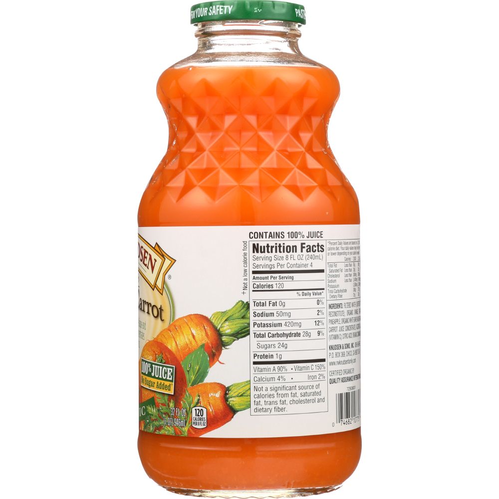 R.W. KNUDSEN: Organic Orange Carrot Juice, 32 oz