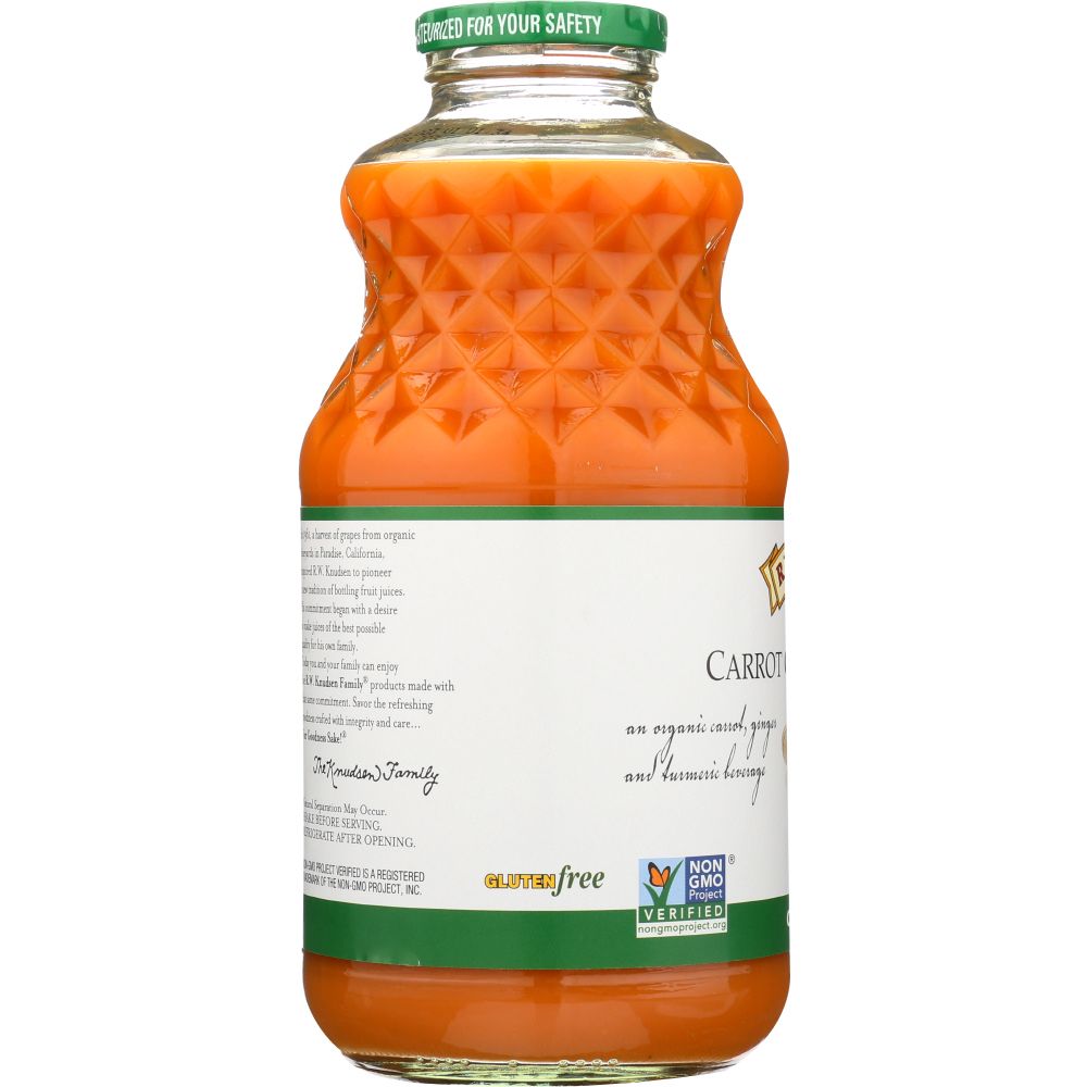 KNUDSEN: Juice Turmeric Ginger Carrot Organic, 32 oz