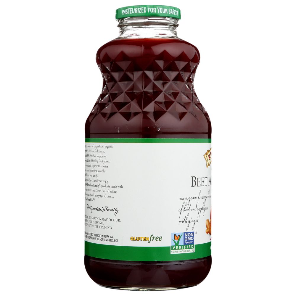 KNUDSEN: Organic Beet Apple Ginger Juice, 32 fl oz