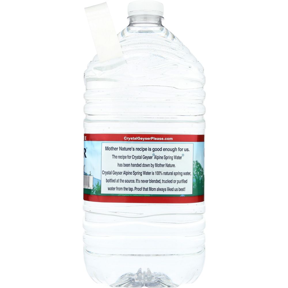 CRYSTAL GEYSER: Alpine Spring Water, 1 gal