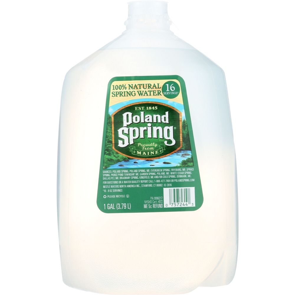 POLAND SPRINGS: Water Spring, 1 ga