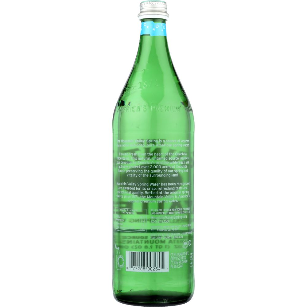 MOUNTAIN VALLEY: Premium Sparkling Water, 1 Liter