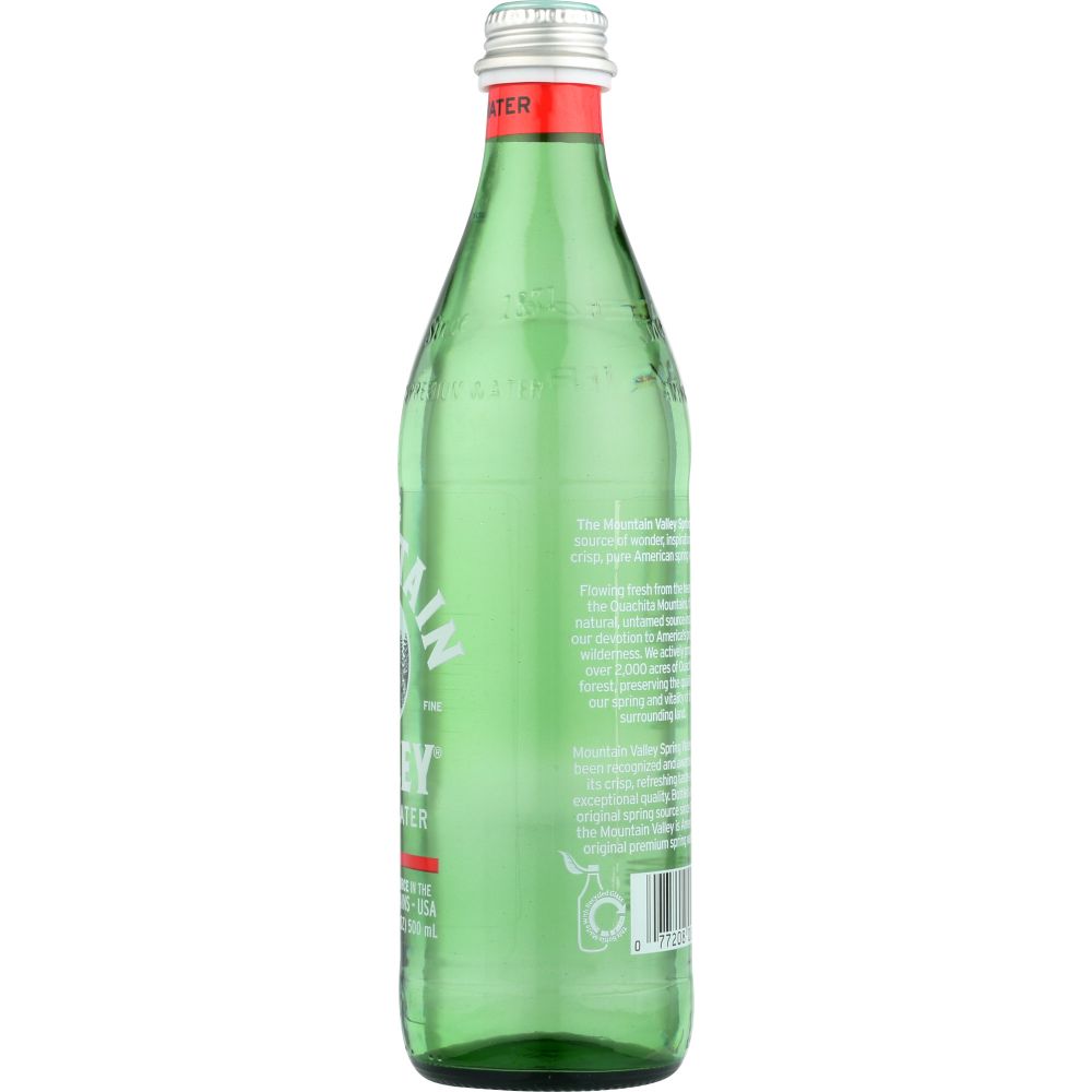 MOUNTAIN VALLEY: Spring Water, .5 Liter