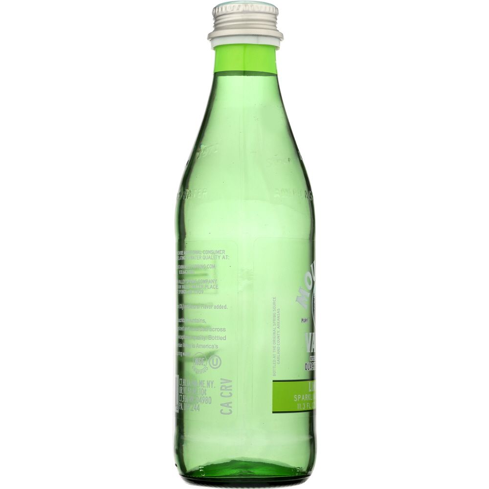 MOUNTAIN VALLEY: Sparkling Water Lime Twist Bottle, 333 ml