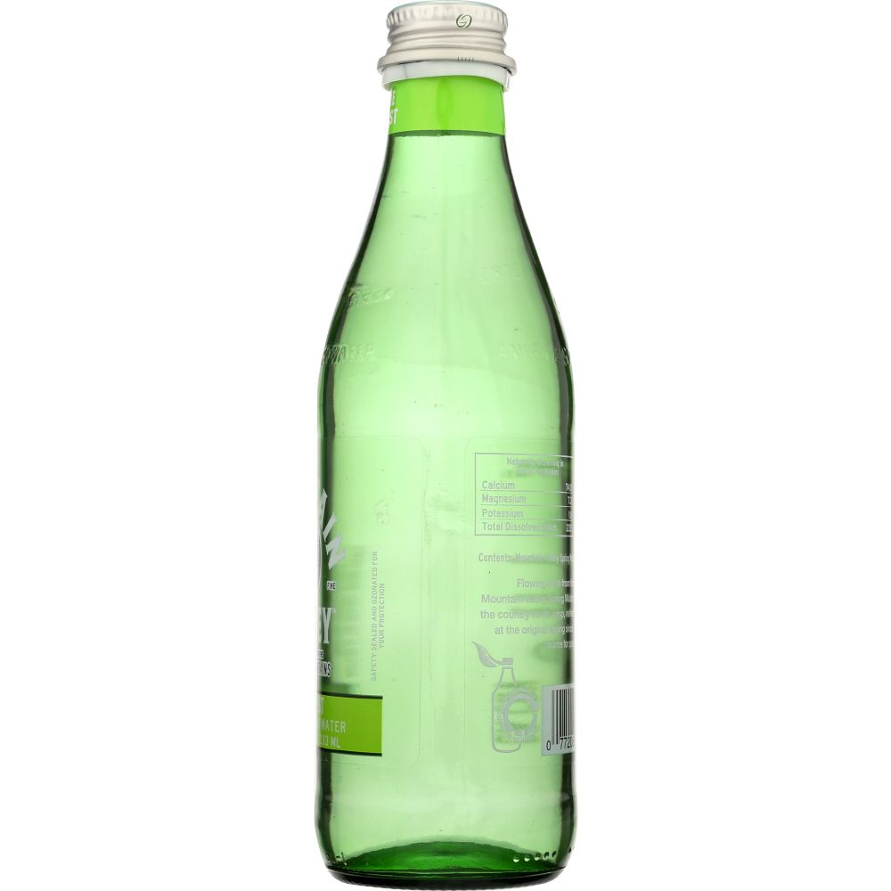 MOUNTAIN VALLEY: Sparkling Water Lime Twist Bottle, 333 ml