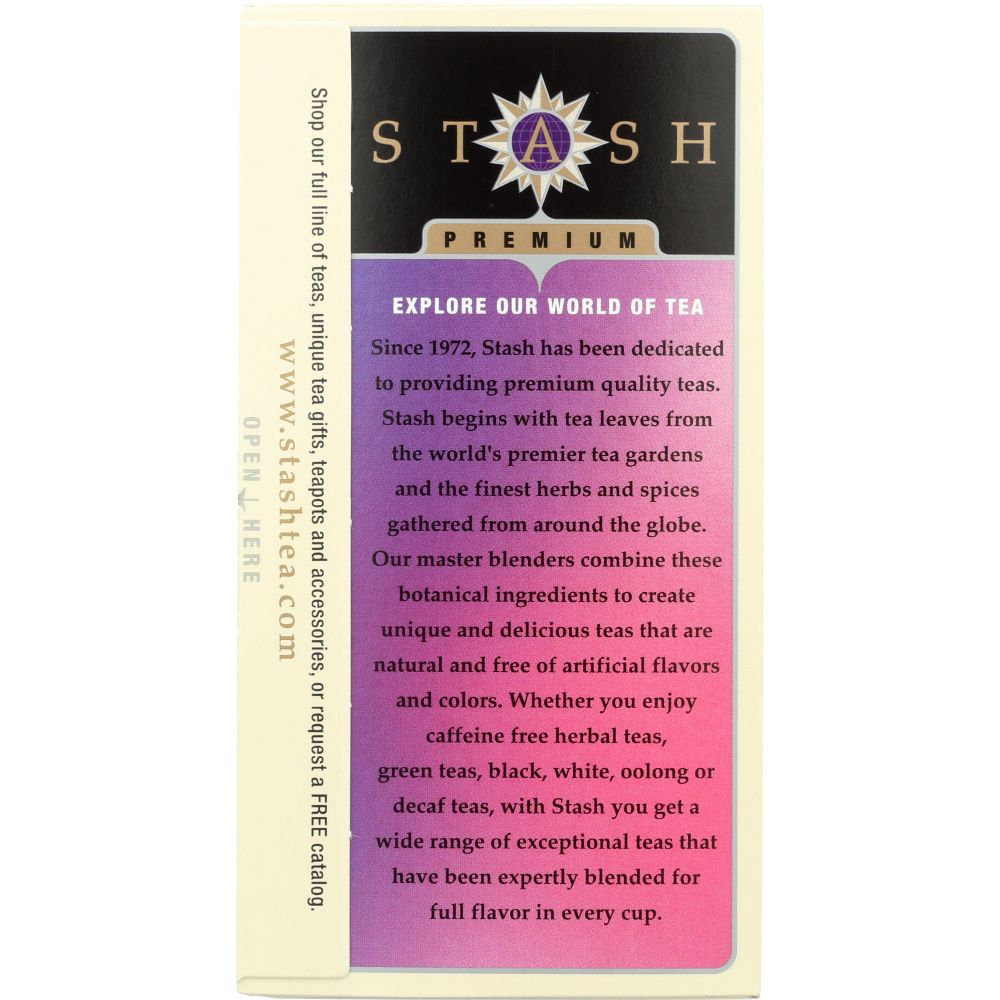 STASH TEA: Black Tea Double Bergamot Earl Grey 18 Tea Bags, 1.1 oz