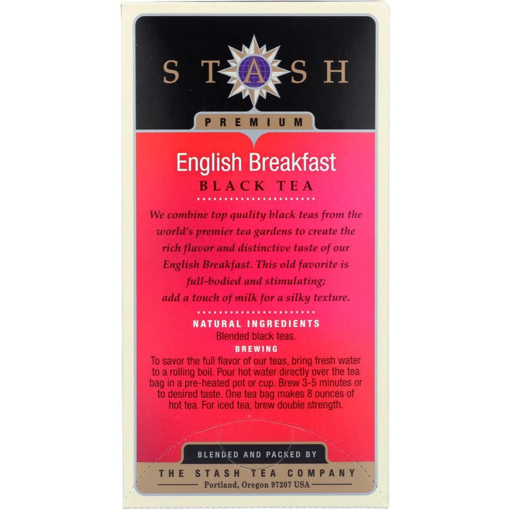 STASH TEA: Premium Black Tea English Breakfast 20 Tea Bags, 1.4 oz