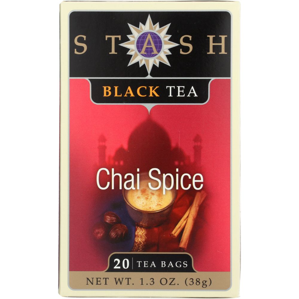 STASH TEA: Black Tea Chai Spice 20 Tea Bags, 1.3 oz