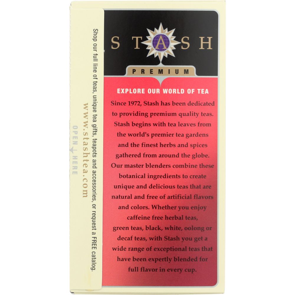 STASH TEA: Black Tea Chai Spice 20 Tea Bags, 1.3 oz