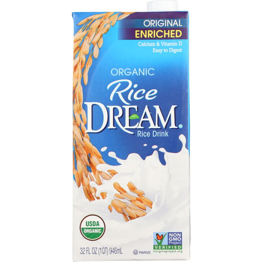 RICE DREAM: Organic Rice Drink Enriched Original, 32 Oz