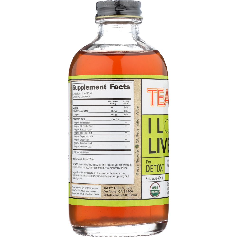 TEAONIC: Tea Herbal Love My Liver, 8 oz