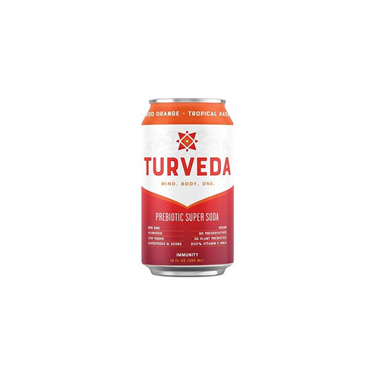 TURVEDA: Soda Prebiotic Immunity, 12 fo