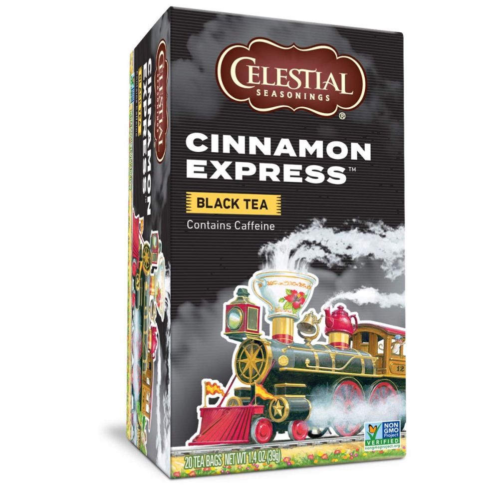 CELESTIAL SEASONINGS: Tea Black Cnmn Express, 20 bg