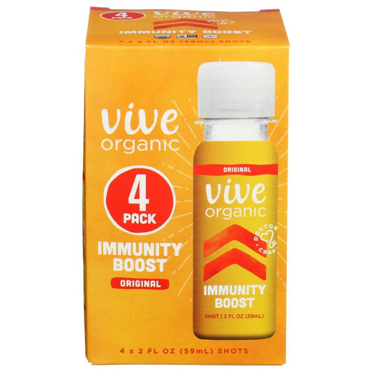 VIVE ORGANIC: Shot Immunity 4Pk, 8 oz
