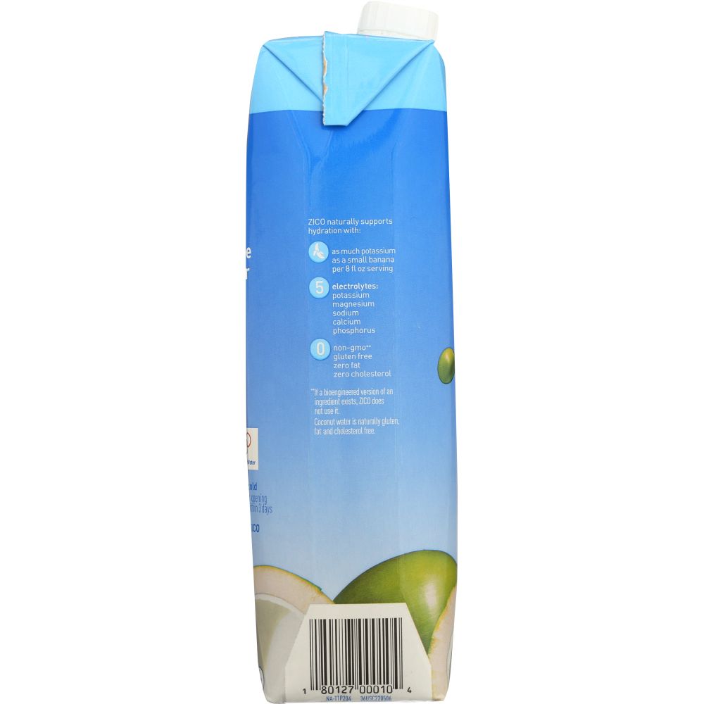 ZICO: Pure Premium Coconut Water, 33.8 Oz