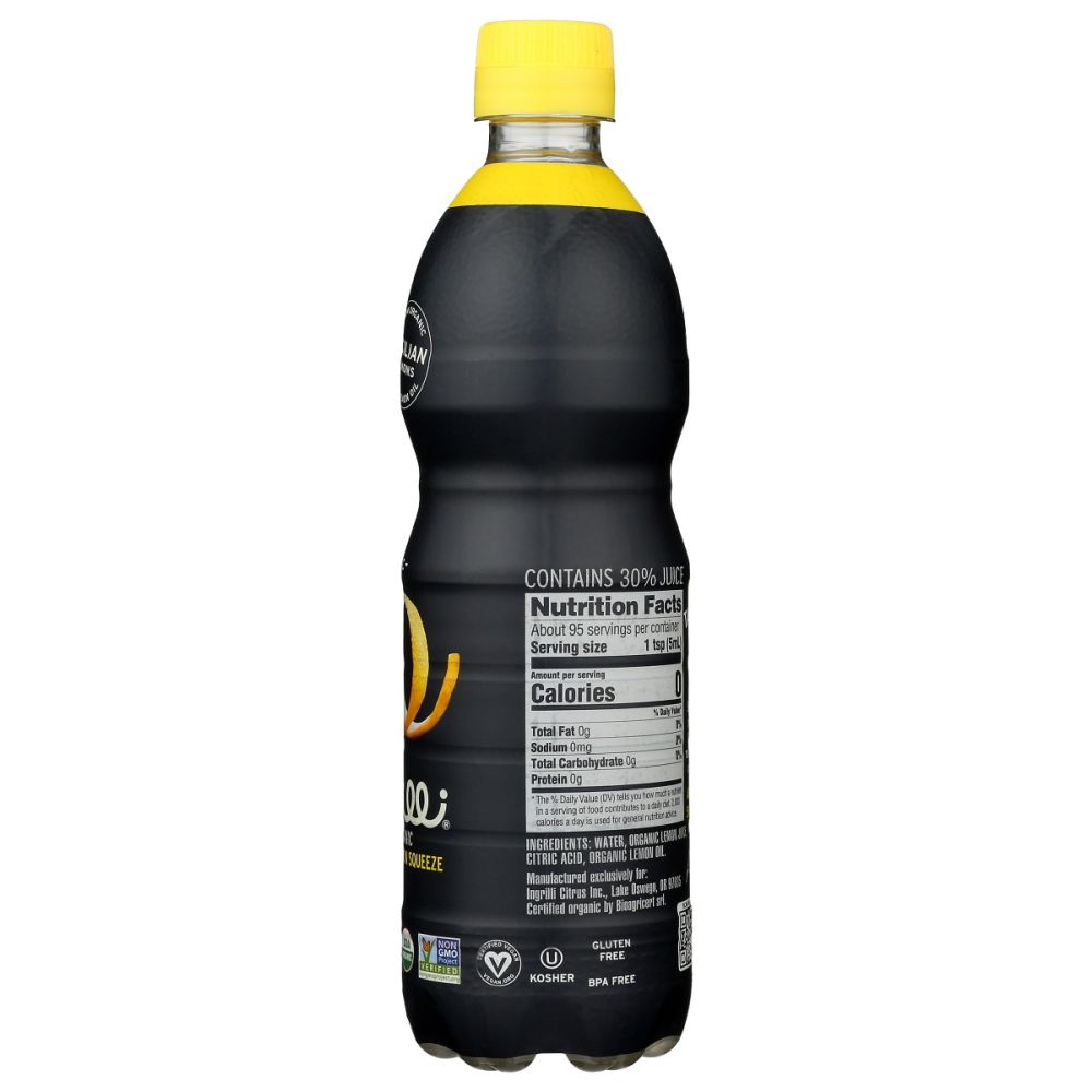 INGRILLI: Lemon Squeeze Organic, 16 fo